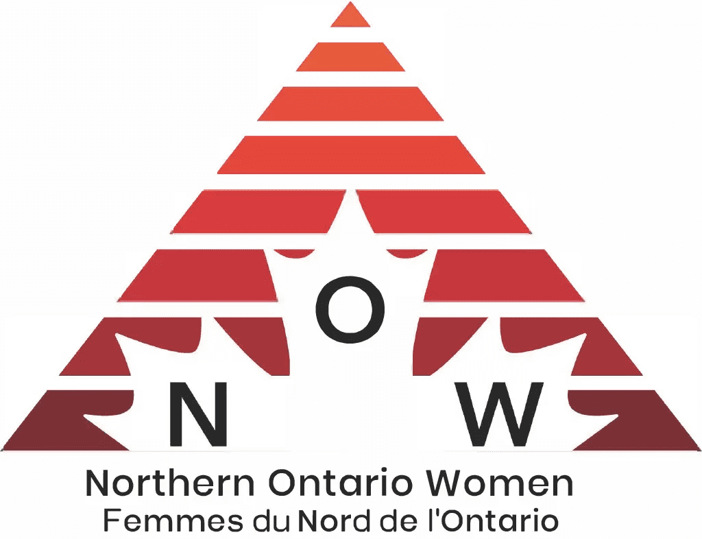 Northern Ontario Woman triangle gray logo